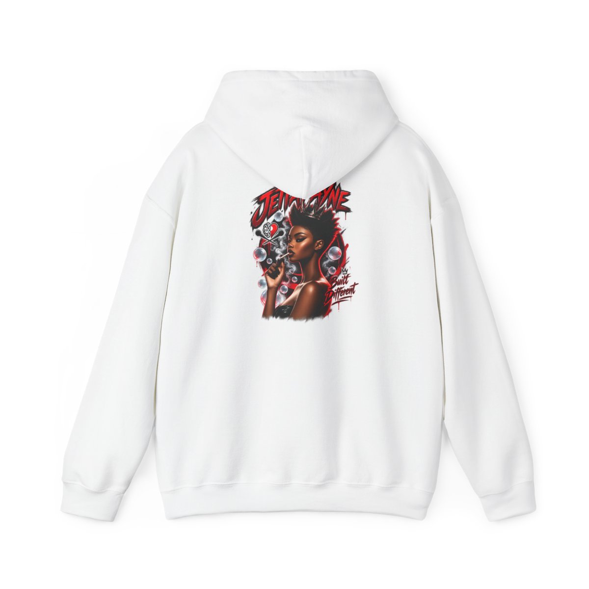 Built Different Hooded Sweatshirt - White